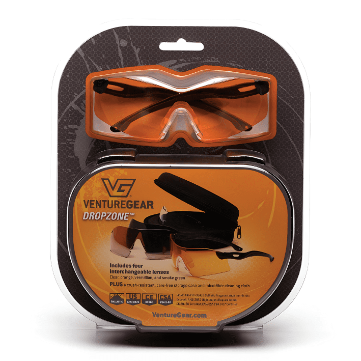 Pyramex Glasses Dropzone Multi-Lenses & Black Frame