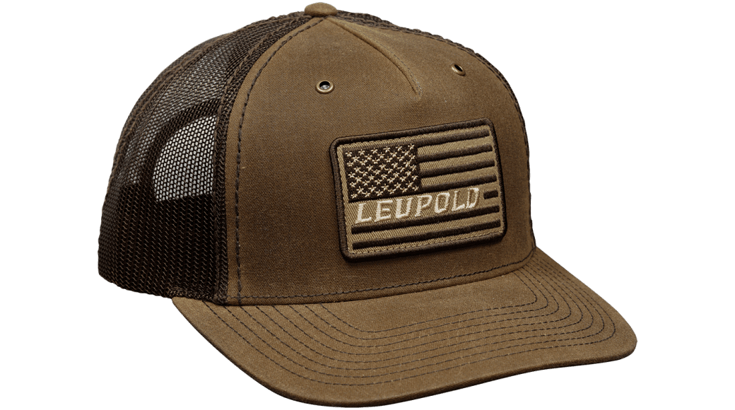 Leupold Flag Waxed Canvas Trucker Hat